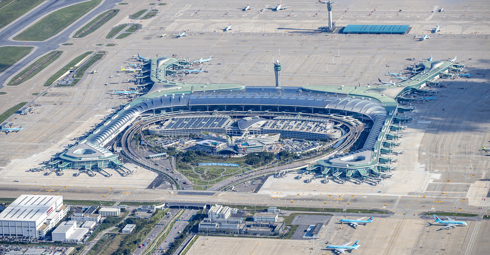 인천국제공항 제2여객터미널 골조 및 외장